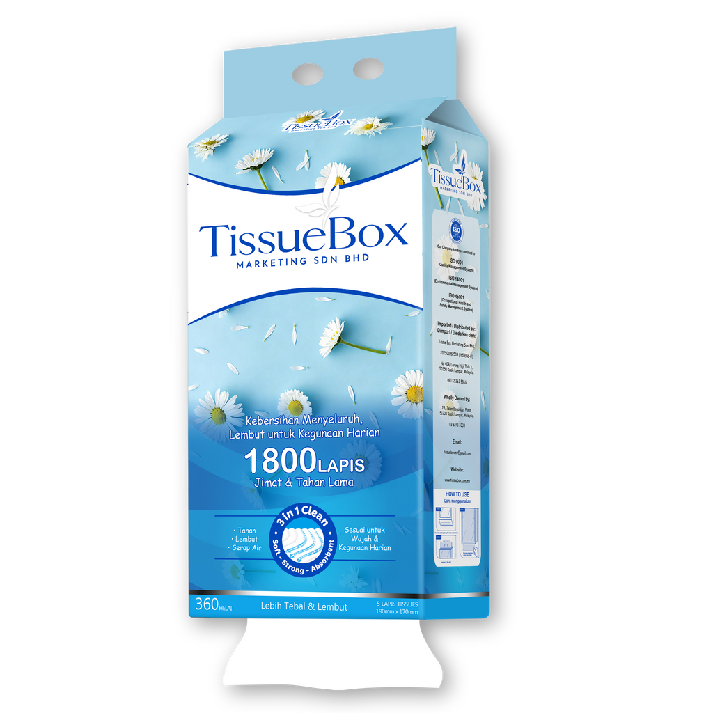 5ply Hanging Tissue 1800