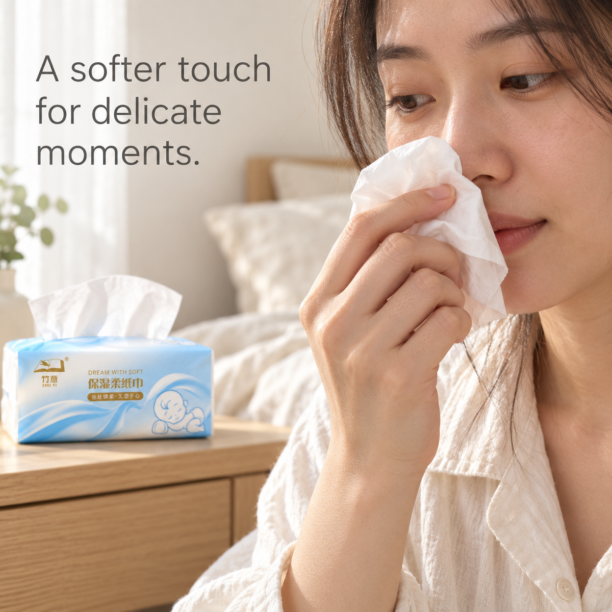 ZHU YI 4-Ply Soft Lotion Tissue · 4 Packs