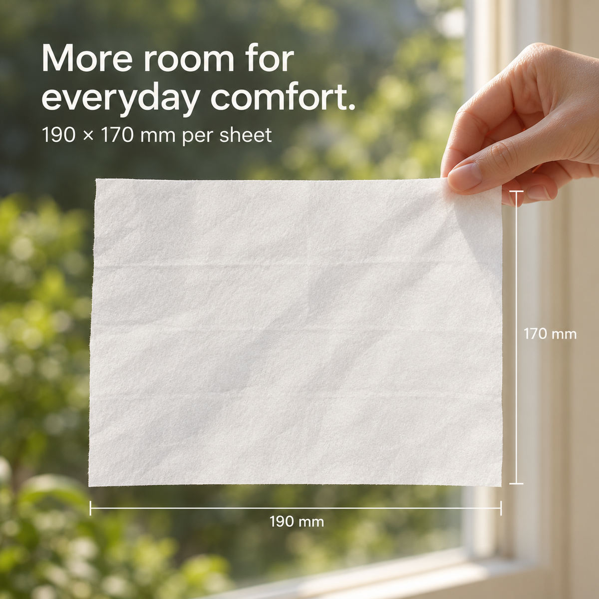 5ply Hanging Tissue 1800