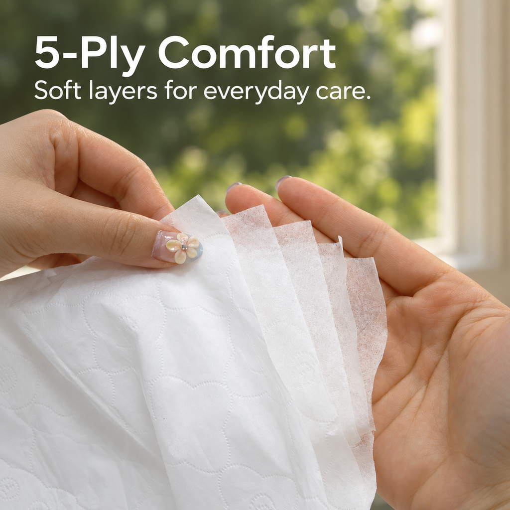 5ply Hanging Tissue 1800