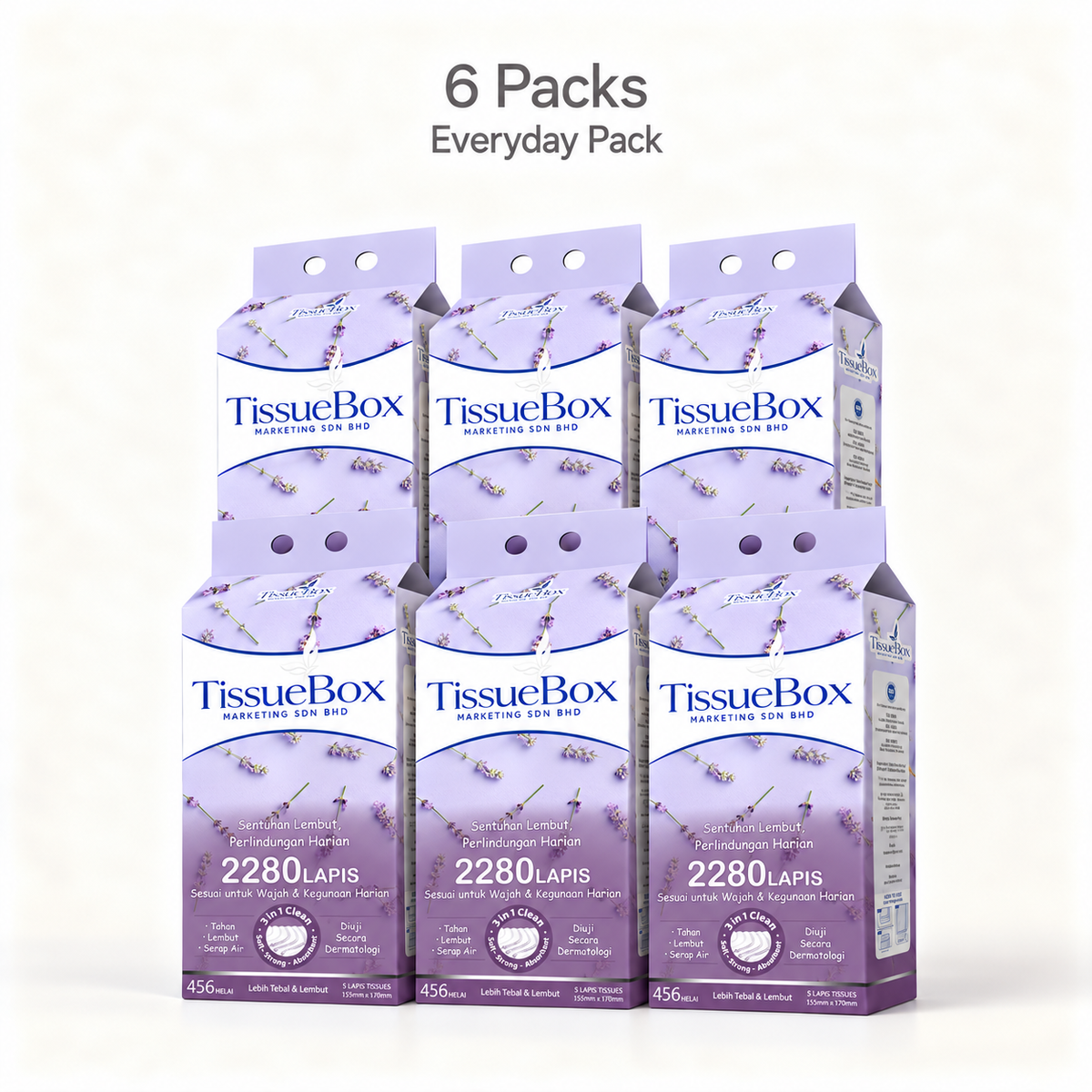 5ply Hanging Tissue 2280