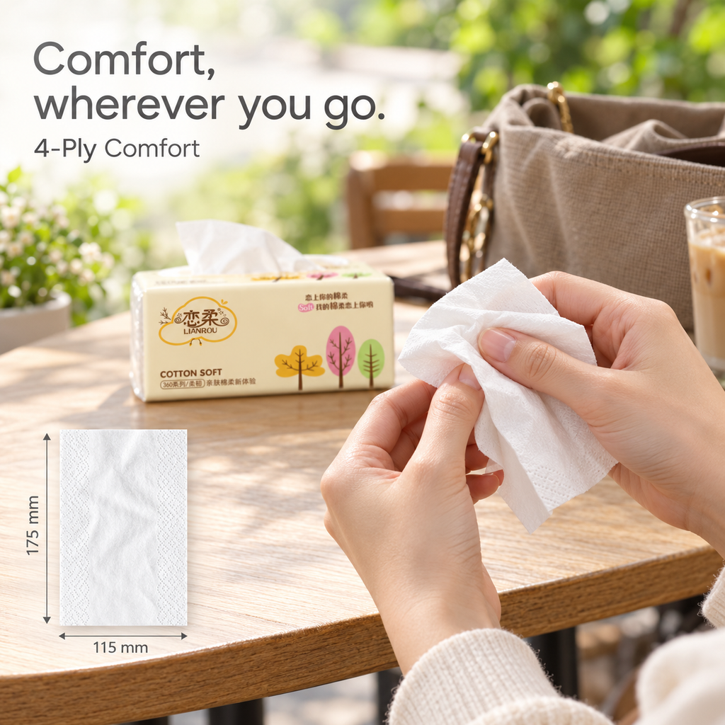 4ply Mini Table Tissue (10 Packs)